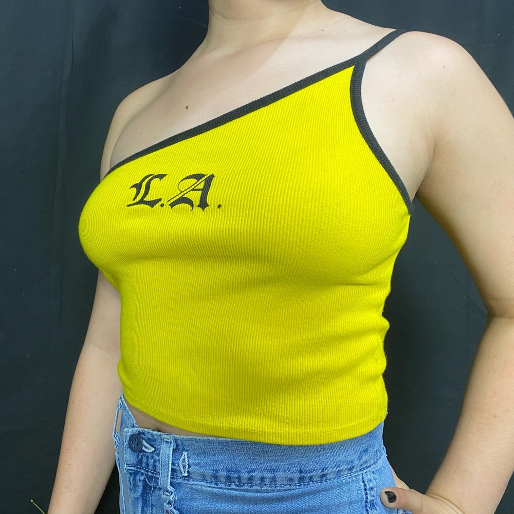 Forever21 One Shoulder Strap Crop Top